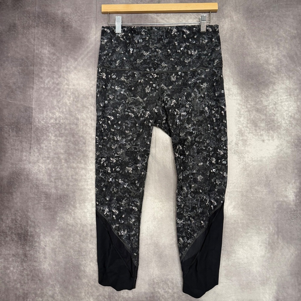Lululemon Wunder Under High-Rise Crop 23" *Updated Scallop Luxtreme Size 10‎